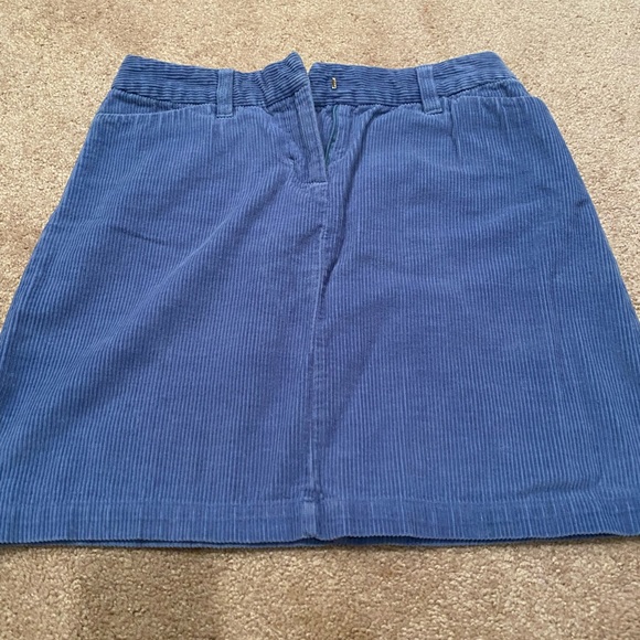 B.Moss Blue Corduroy Skirt - Picture 2 of 7